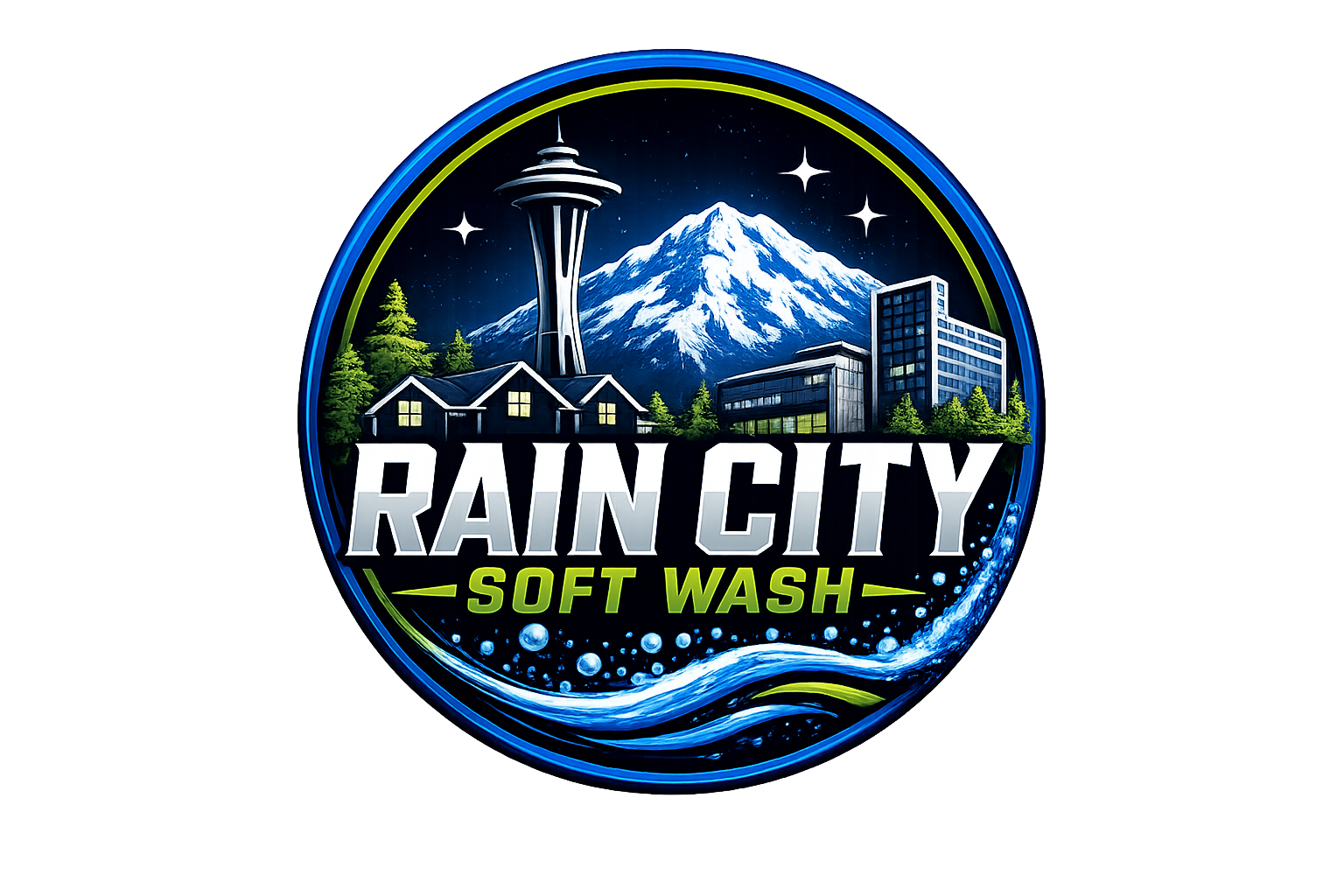 Rain City Soft Wash badge